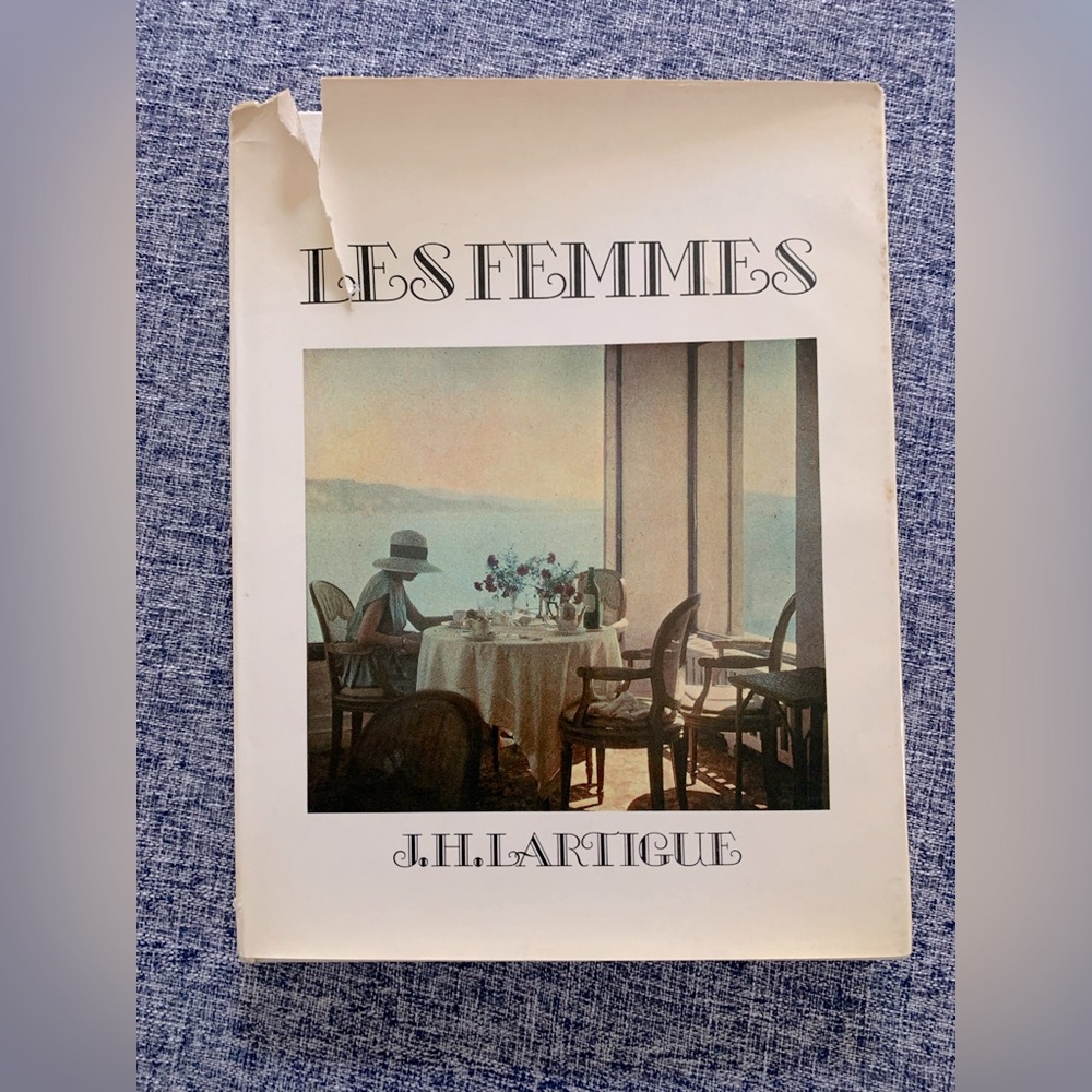 Vintage 1973 Les Femmes by Jacques-Henri Lartique Photography Coffee Table Book
